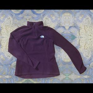 NWOT The North Face Purple Quarter Zip Swater